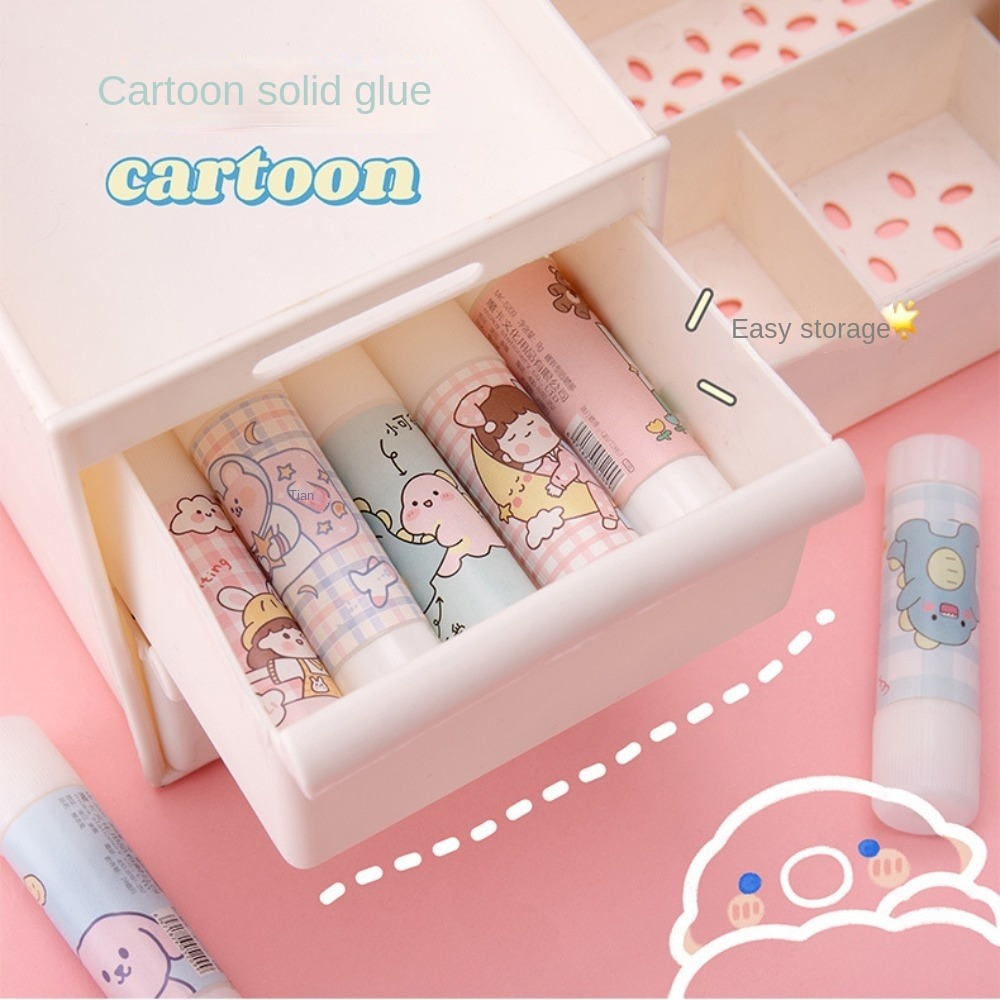 Art Craft 6 Year Old - 子供のための漫画の固体接着剤スティック、pva、アートクラフト用品、実用的なオフィス