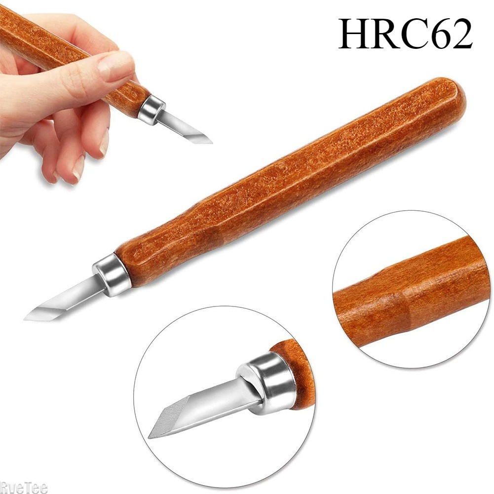 Art Craft Knife - 12 個 SK2 木工彫刻ツールセット バッグ付き砥石 HRC62
