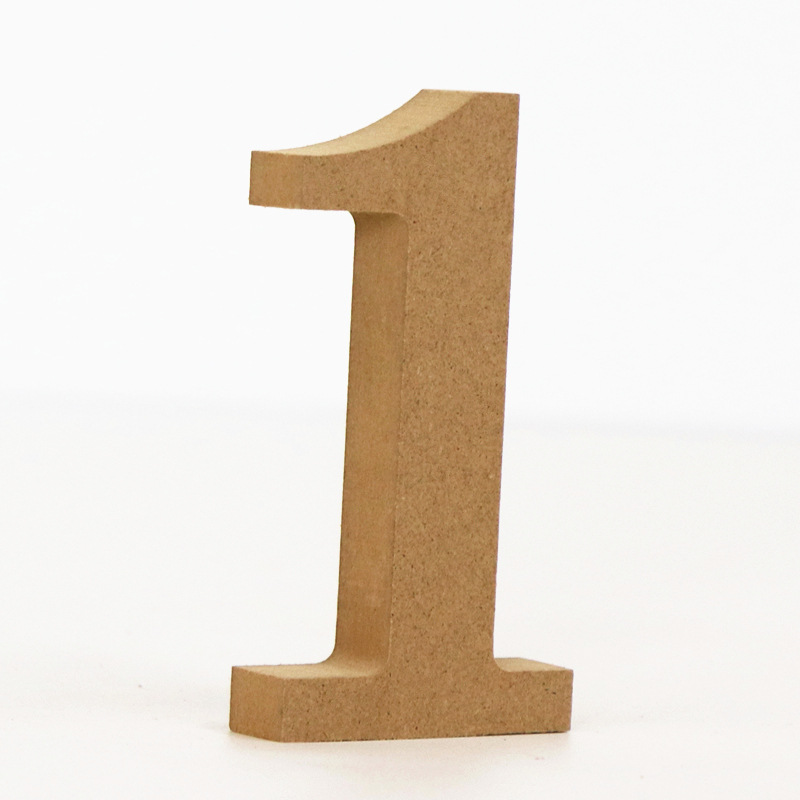 Art And Craft Numbers - 1個 10cm 木製カラー数字 0-9 木製数字 DIY