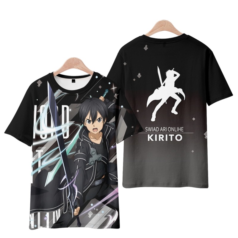 ソードアートオンラインアニメ Tシャツ男性女性 Tシャツ半袖 - Art Craft Online のレビューと価格