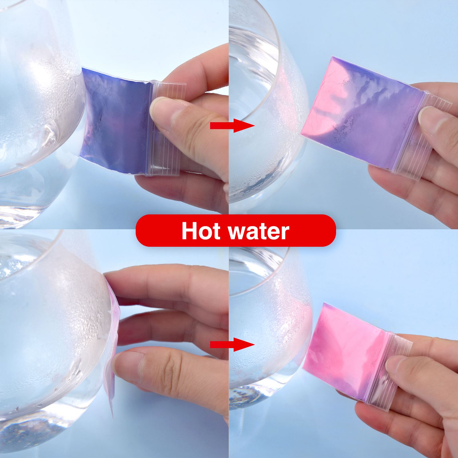 10 色温度変色粉末 DIY エポキシ樹脂工芸品作る染料温度 - Resin Pigment Powder のレビューと価格