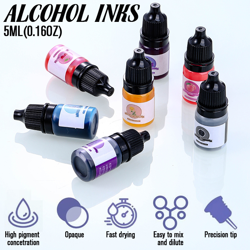 エポキシ樹脂カラー顔料 24 鮮やかな色 液体エポキシ顔料  - Resin Pigment Powder のレビューと価格