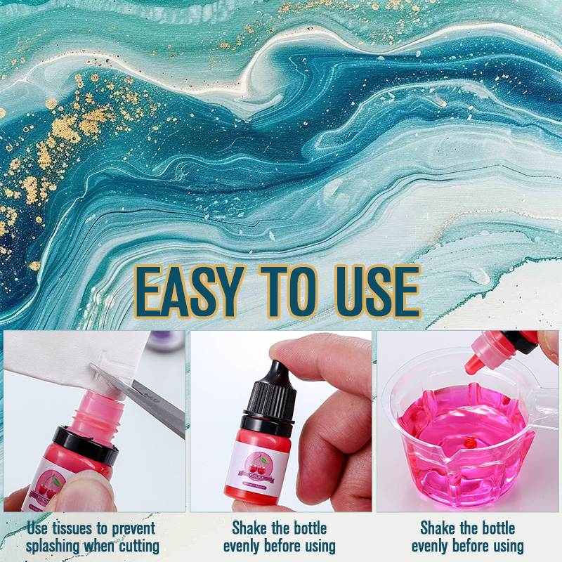 エポキシ樹脂カラー顔料 24 鮮やかな色 液体エポキシ顔料  - Resin Pigment Powder のレビューと価格