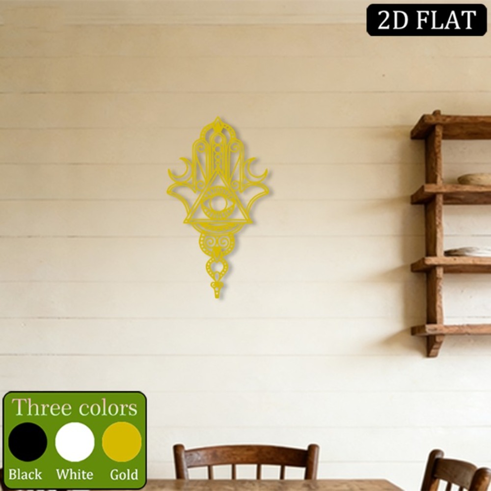 CIFBUY 鉄製ウォールアート ハムサ邪視メタル彫刻 壁掛 - Art & Craft Village Pondicherry のレビューと価格