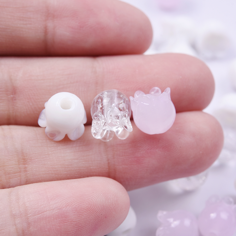 ジュエリー作りのための手作りガラスパゲビーズブレスレット,ピ - Art Craft Jellyfish のレビューと価格