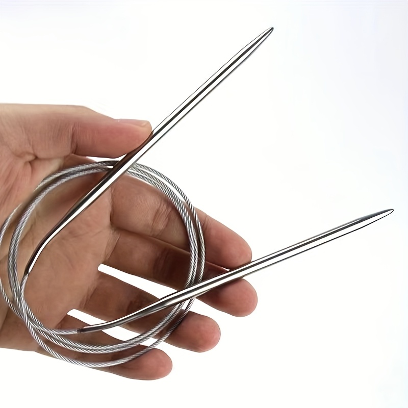 ステンレス製の丸編み針セット、2/2.5/3/4/5/6/7 - Knitting Needle Circular のレビューと価格