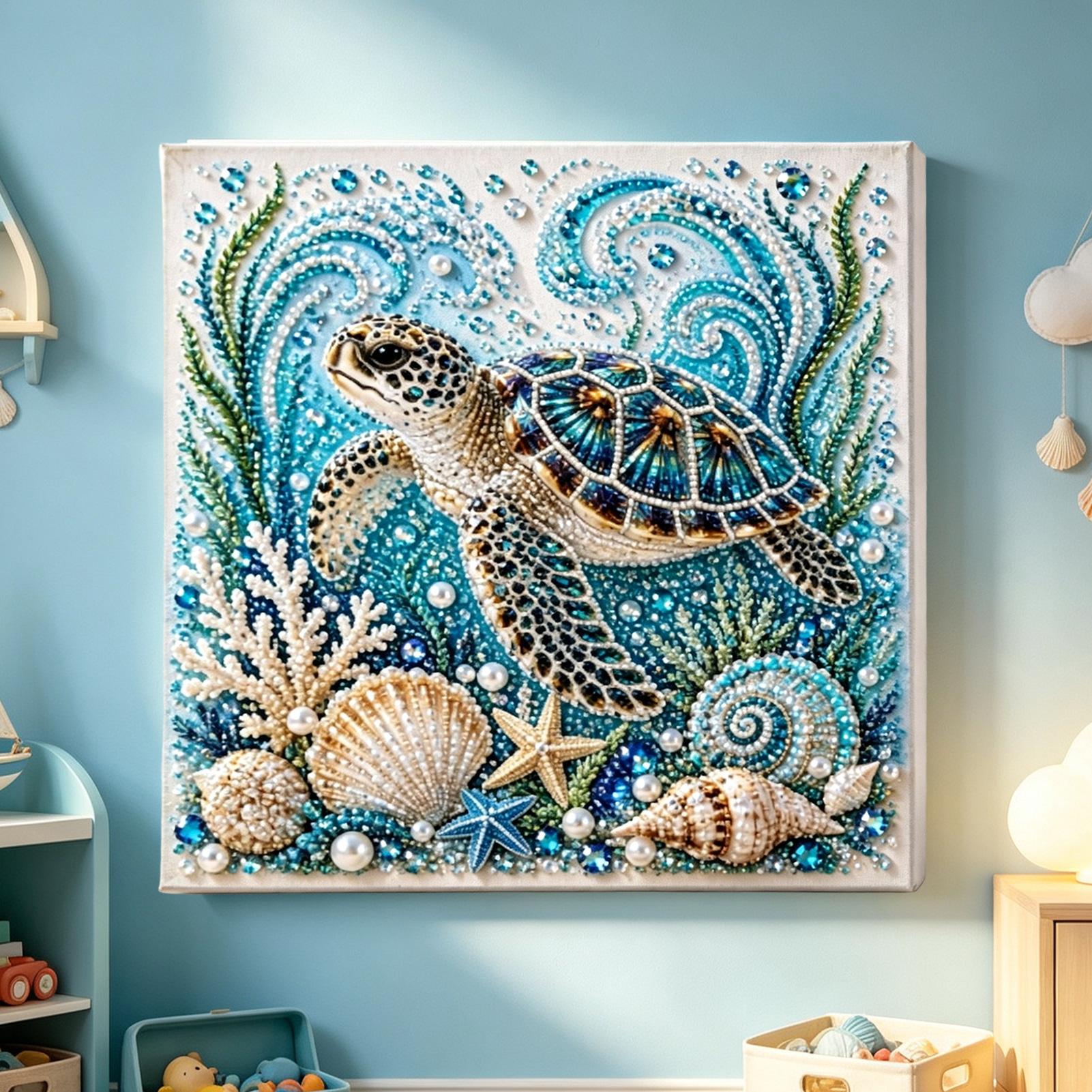 海をテーマにしたパールクラフトDIYキット：タコ、カメ、クラ - Art Craft Jellyfish のレビューと価格