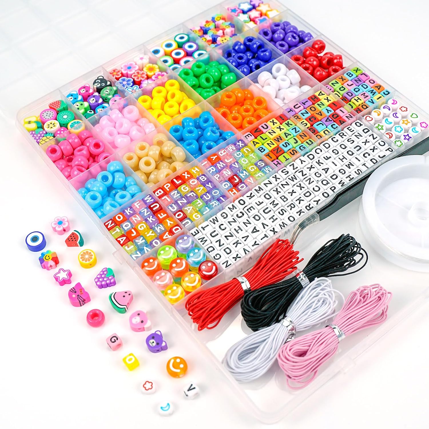 Dowsabelブレスレット作成キット、ポニーポリマークレイ - Polymer Clay Set のレビューと価格
