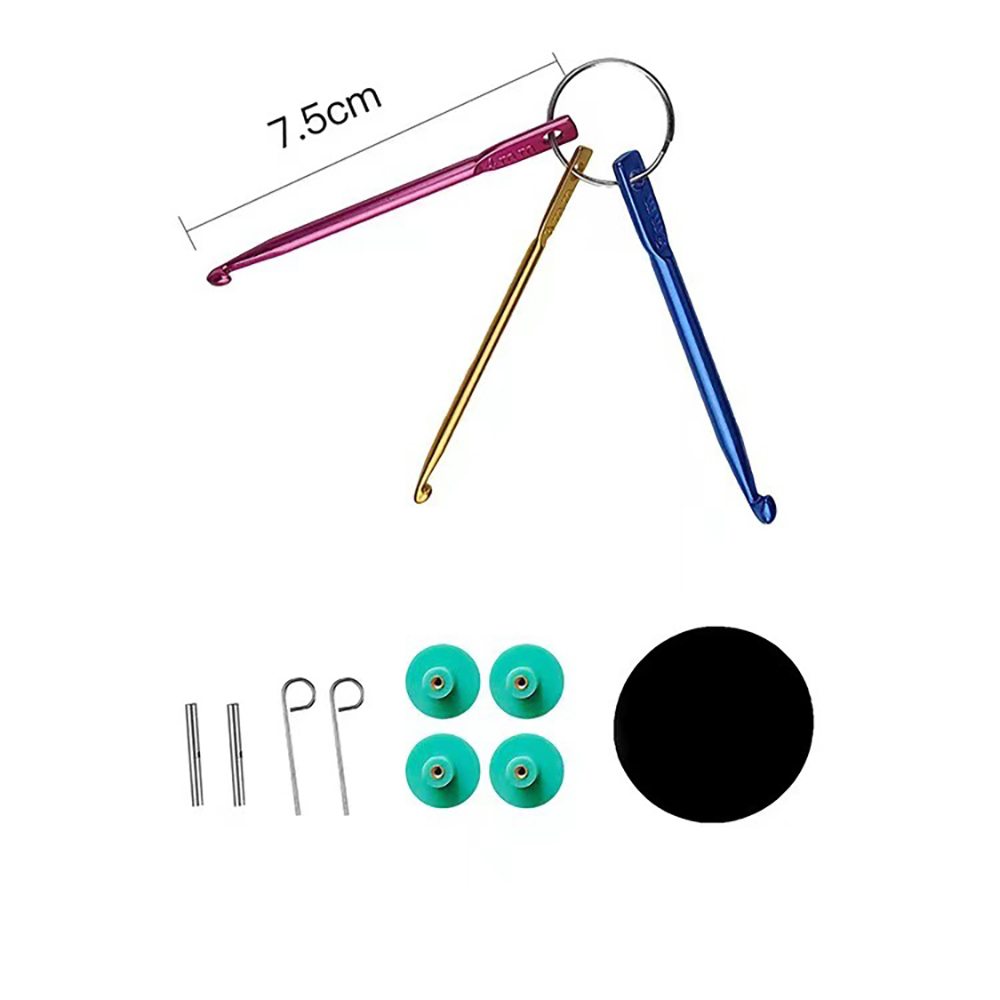 34 編みツールかぎ針編みフックミニショート 5.5 センチ - Knitting Needle Circular のレビューと価格