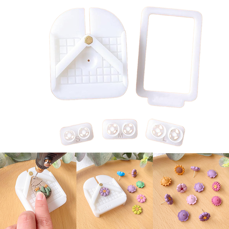 ポリマークレイイヤリング用スタッドポスト埋め込みツール、ポリ - Polymer Clay Set のレビューと価格