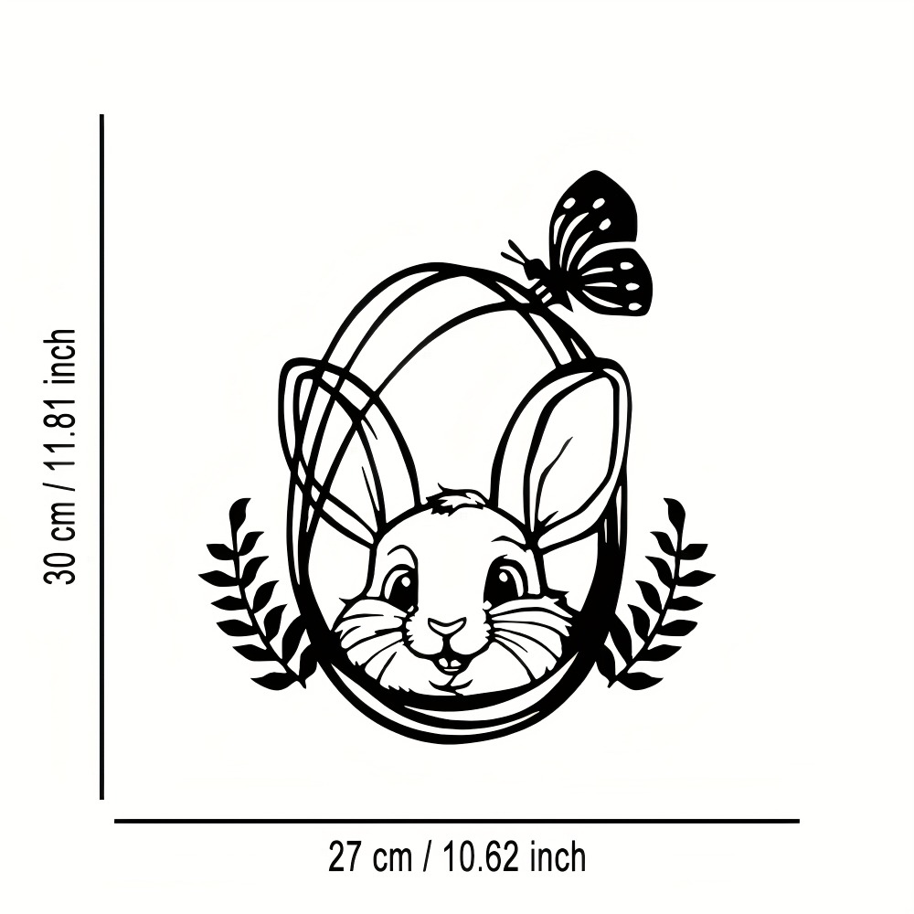 CIFBUY メタルウォールアート ボヘミアンウサギの彫刻、 - Art Craft Rabbit のレビューと価格