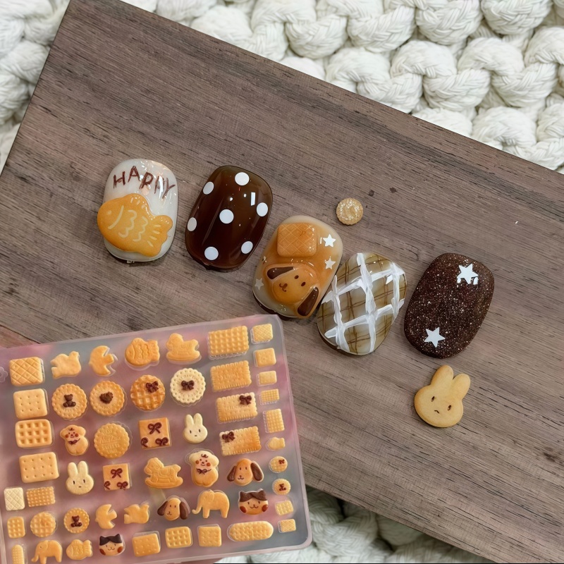 かわいい動物ネイルアート＆クッキーベーキングモールドセット  - Art Craft Rabbit のレビューと価格