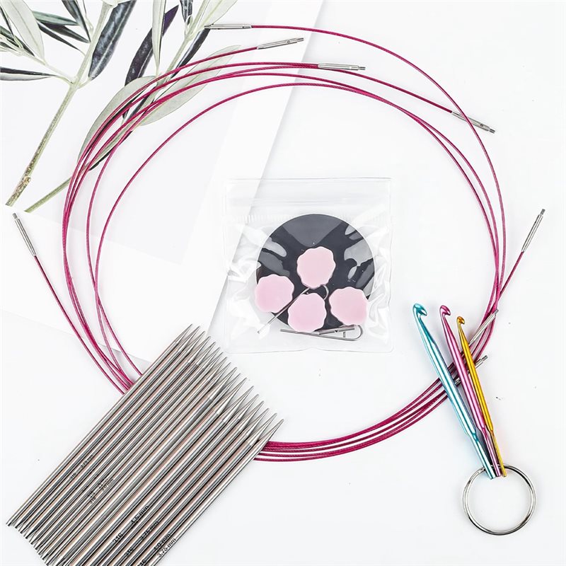 USサイズ1、1.5、2、2.5、4、5、6、7、4.5イン - Knitting Needle Circular のレビューと価格