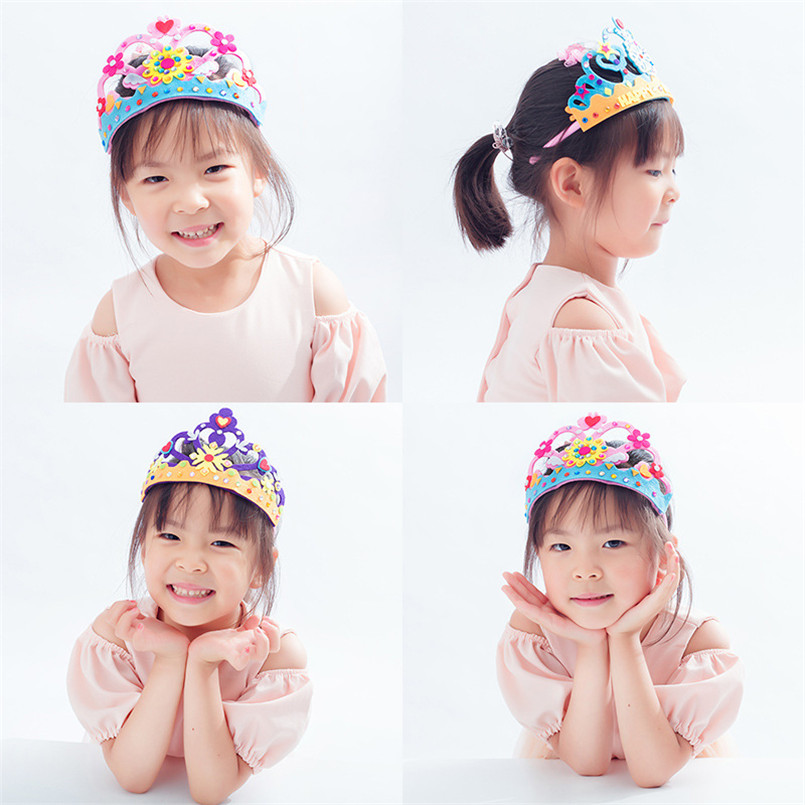 DIY 工芸品おもちゃクラウンクリエイティブ紙スパンコール花 - Art Craft 6 Year Old のレビューと価格