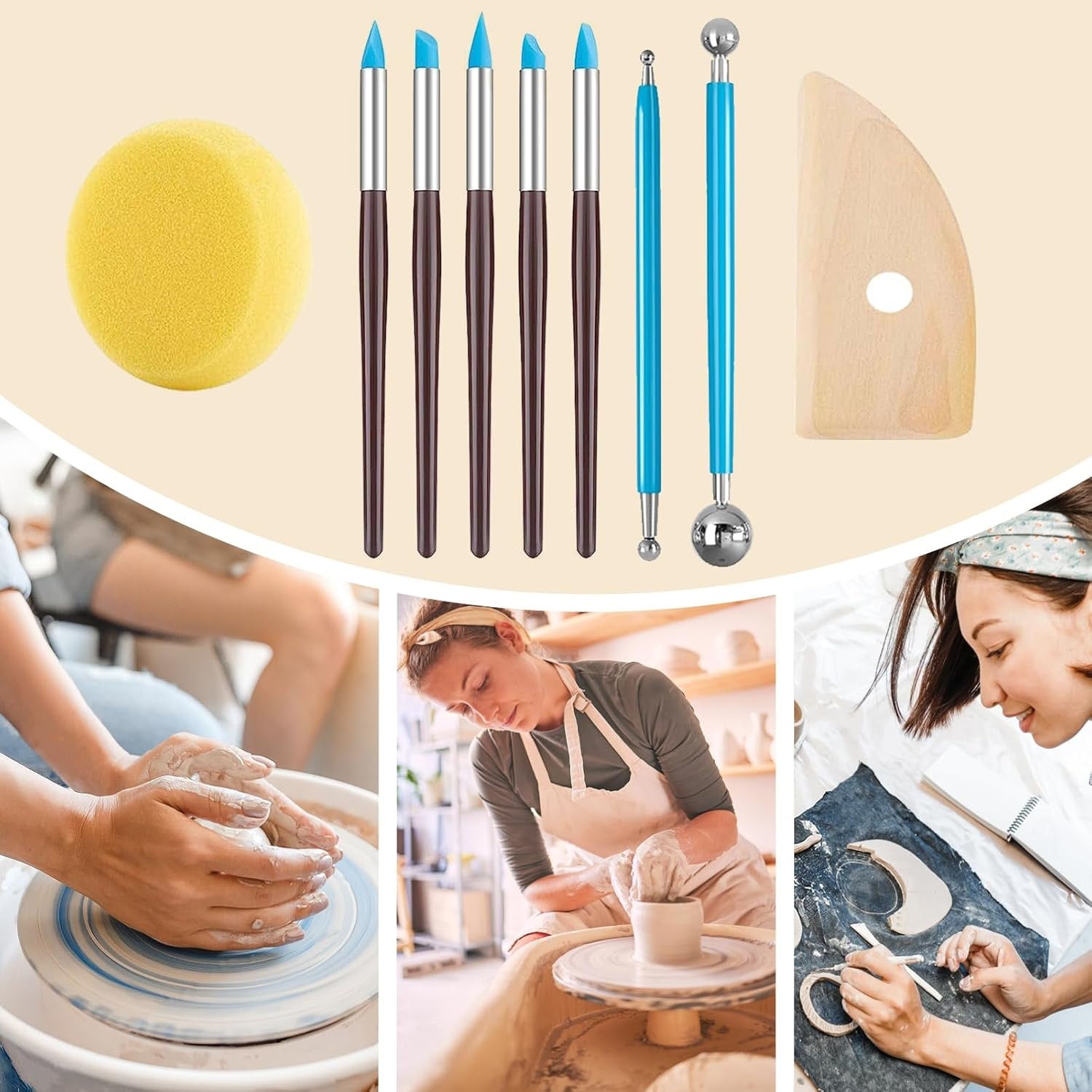 31 ピース/セットアートセラミック作成彫刻陶器ツール実用的 - Art Craft Knife のレビューと価格