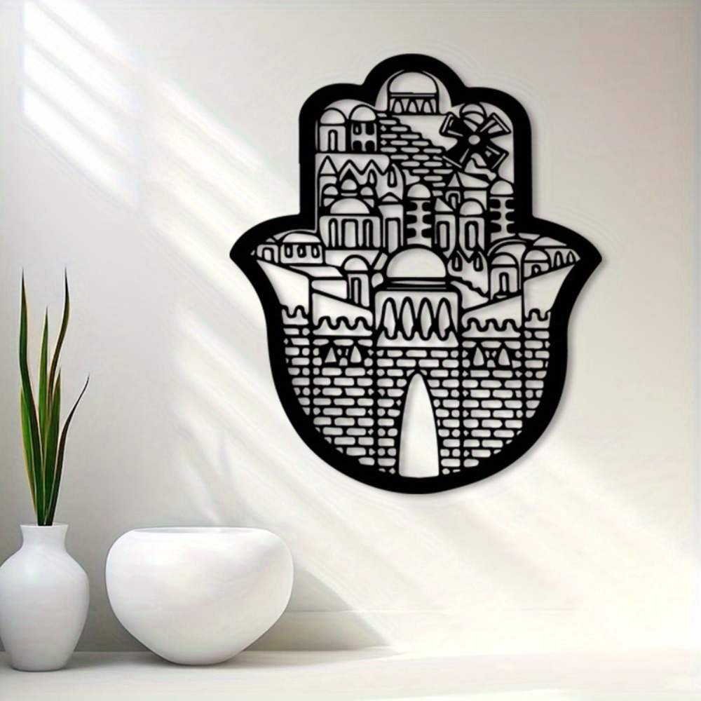 CIFBUY 鉄製ウォールアート イスラム建築 エルサレム聖 - Art & Craft Village Pondicherry のレビューと価格