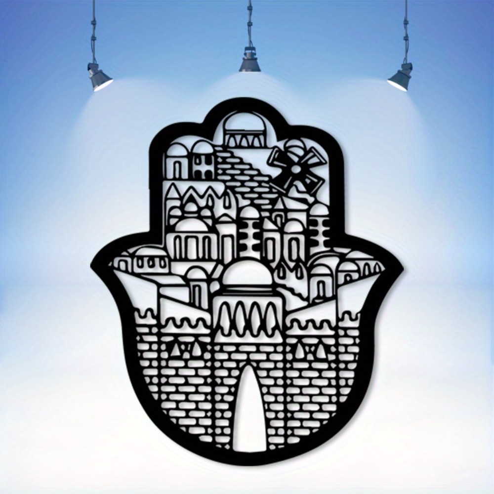CIFBUY 鉄製ウォールアート イスラム建築 エルサレム聖 - Art & Craft Village Pondicherry のレビューと価格