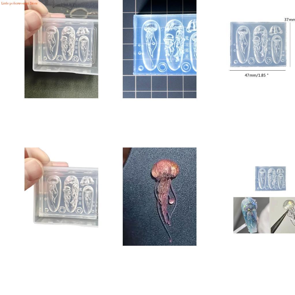 F92D クリエイティブクラゲネイルアート金型シリコーンドロ - Art Craft Jellyfish のレビューと価格