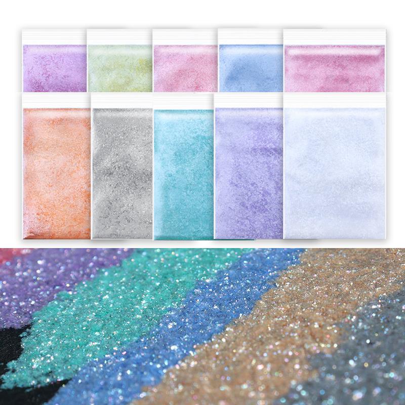 きらめく顔料着色剤,UV樹脂,エポキシ,ジュエリー製造用品 - Resin Pigment Powder のレビューと価格