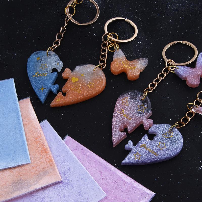 きらめく顔料着色剤,UV樹脂,エポキシ,ジュエリー製造用品 - Resin Pigment Powder のレビューと価格