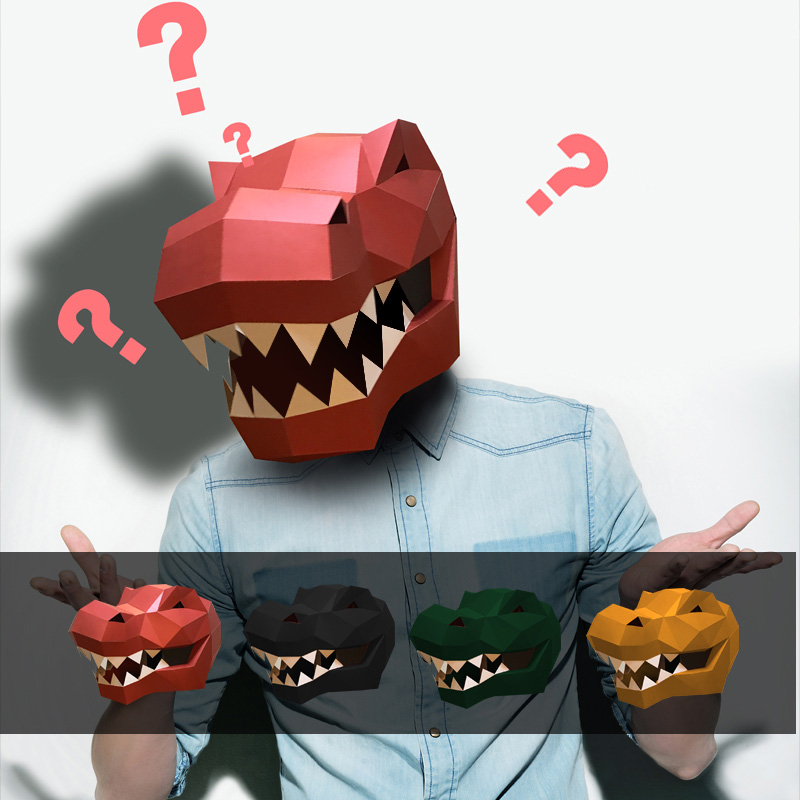 Tyrynosaurus Rexアニマルマスクペーパーモデル - Art Craft Center のレビューと価格