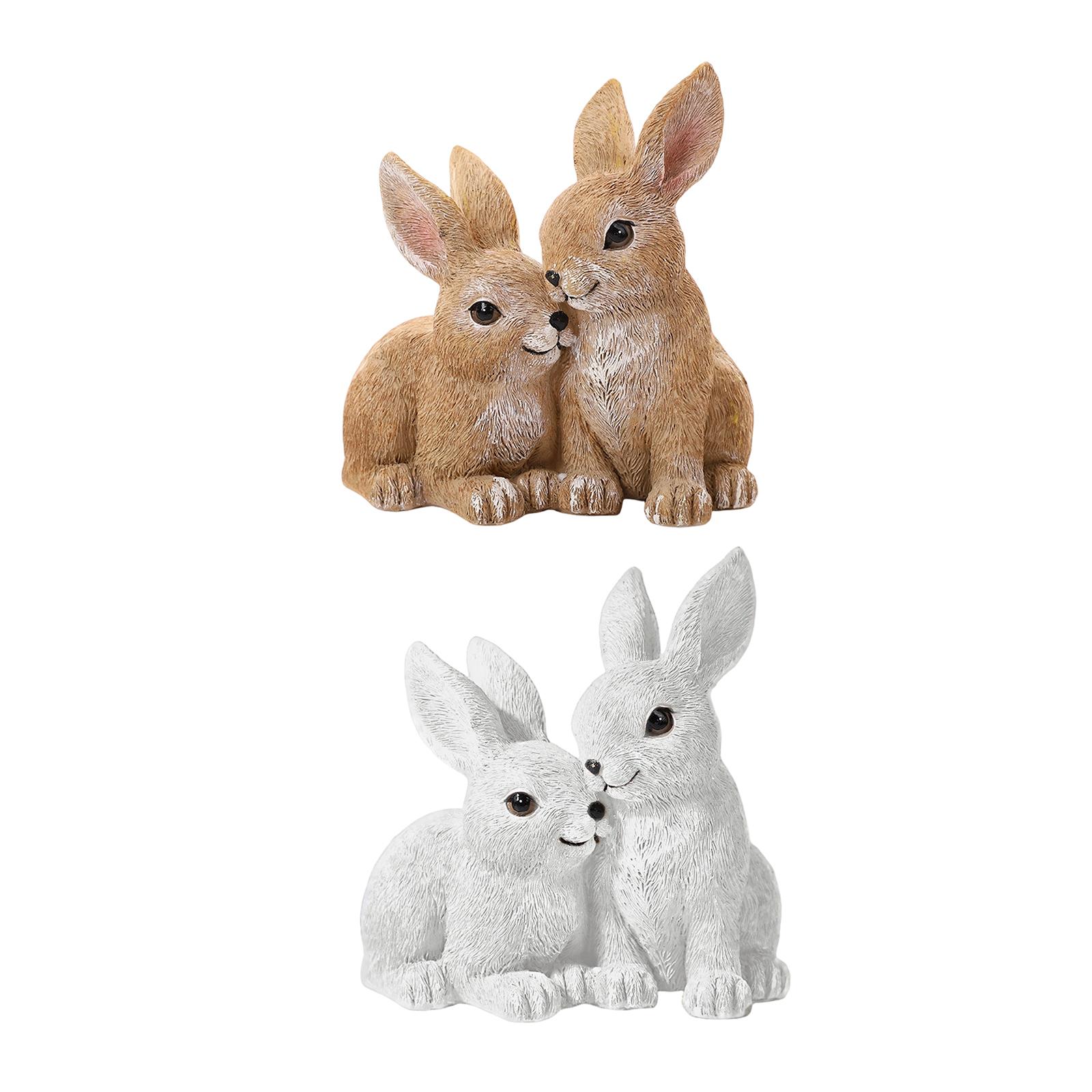 ウサギの像 イースターの装飾 愛らしい理想的なギフト アート - Art Craft Rabbit のレビューと価格