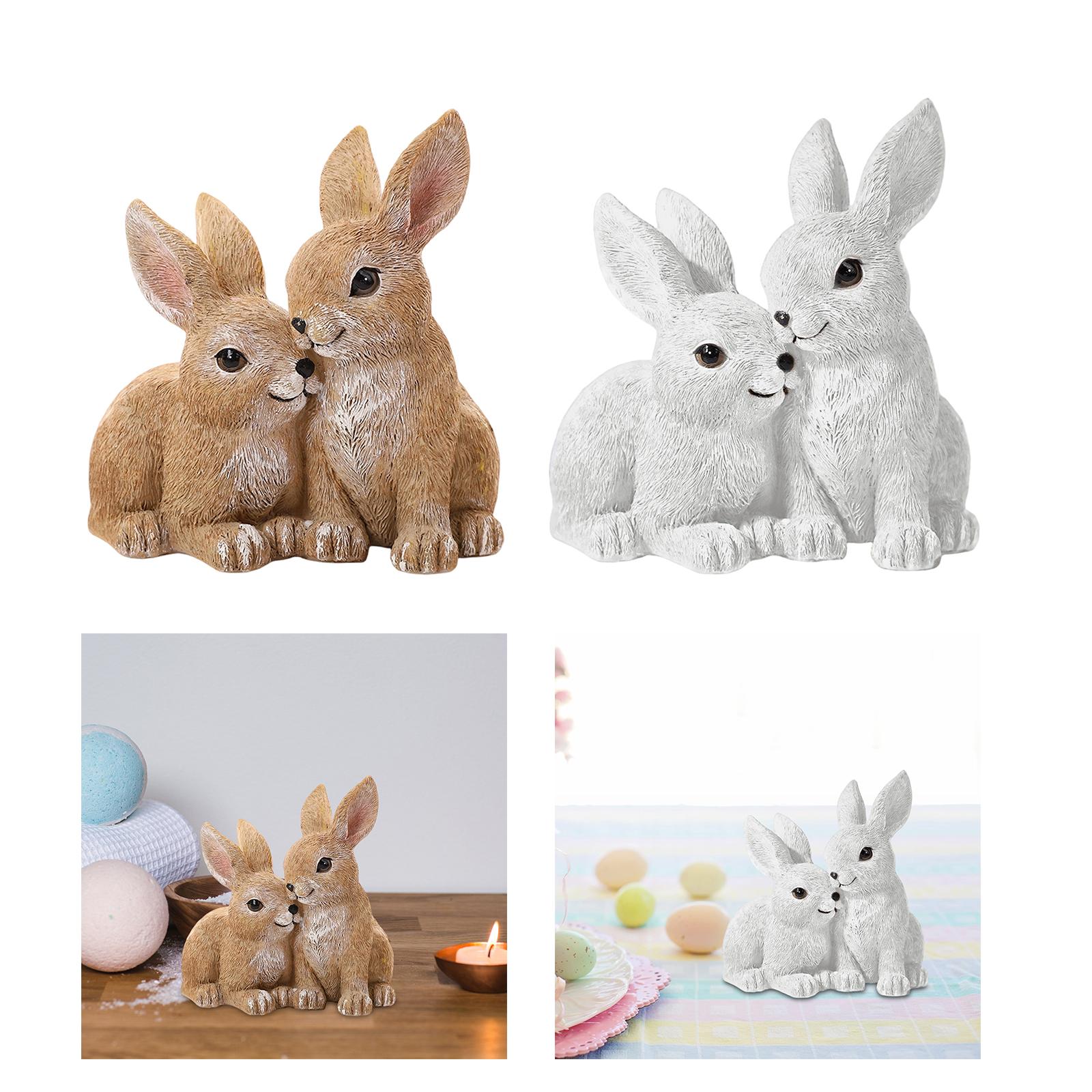 ウサギの像 イースターの装飾 愛らしい理想的なギフト アート - Art Craft Rabbit のレビューと価格