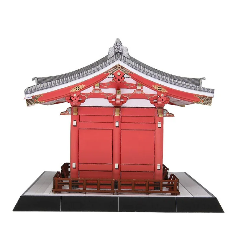 日本雷門浅草寺の門 3D 紙モデルハウスペーパークラフト D - Art Craft Center のレビューと価格