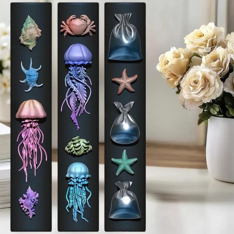 ネイルクラフト用マニキュア型; 3Dオーシャンシリーズシリコ - Art Craft Jellyfish のレビューと価格