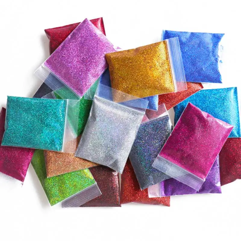 10 グラムホログラフィックグリッターエポキシ樹脂充填レーザ - Resin Pigment Powder のレビューと価格