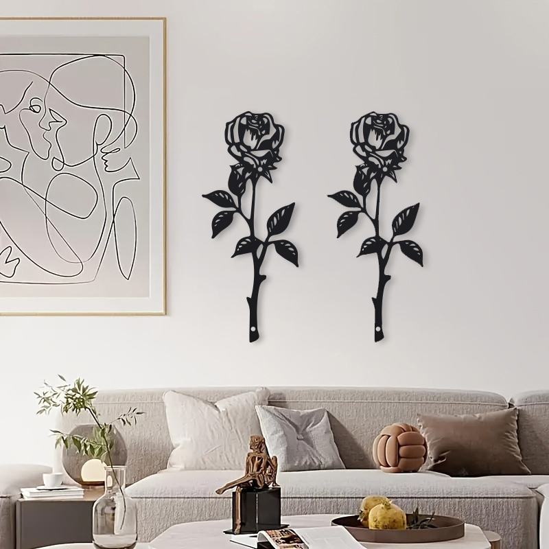 1個入りメタルアールデコローズ壁掛け飾り - 新築祝いギフト - Art Craft Rose のレビューと価格