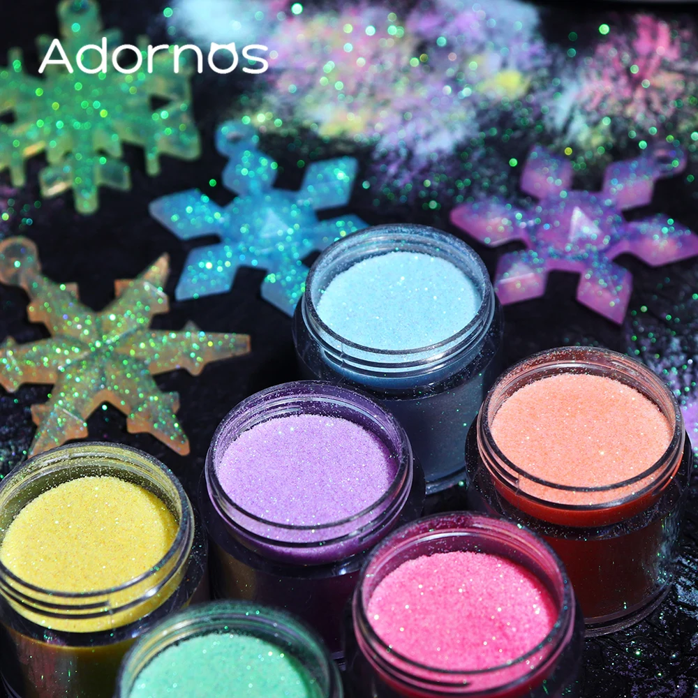 虹色グリッターシュガーパウダーエポキシ樹脂顔料着色剤染料樹脂 - Resin Pigment Powder のレビューと価格