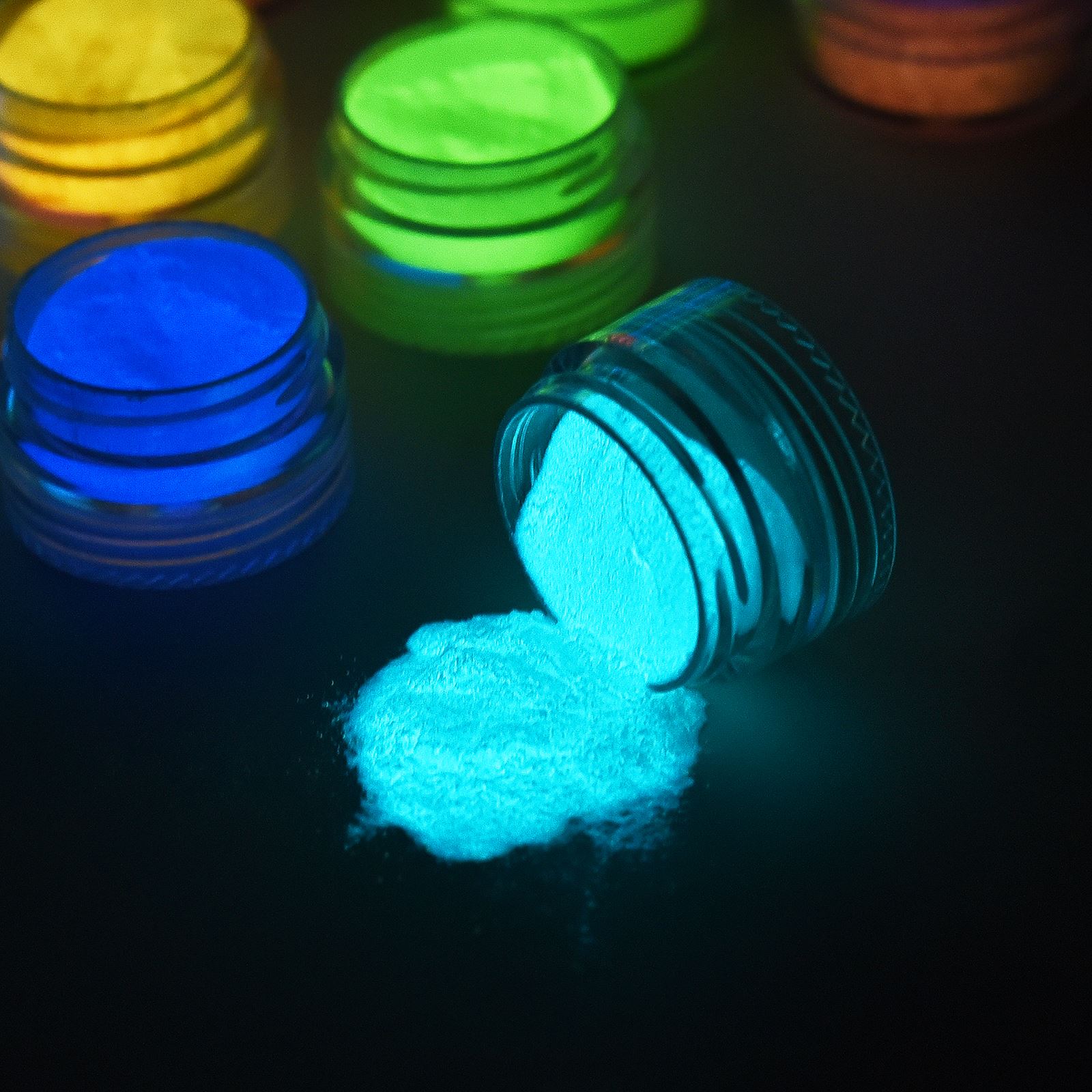 6色/セット夜光パウダー樹脂顔料暗闇で光るパウダーDIY U - Resin Pigment Powder のレビューと価格