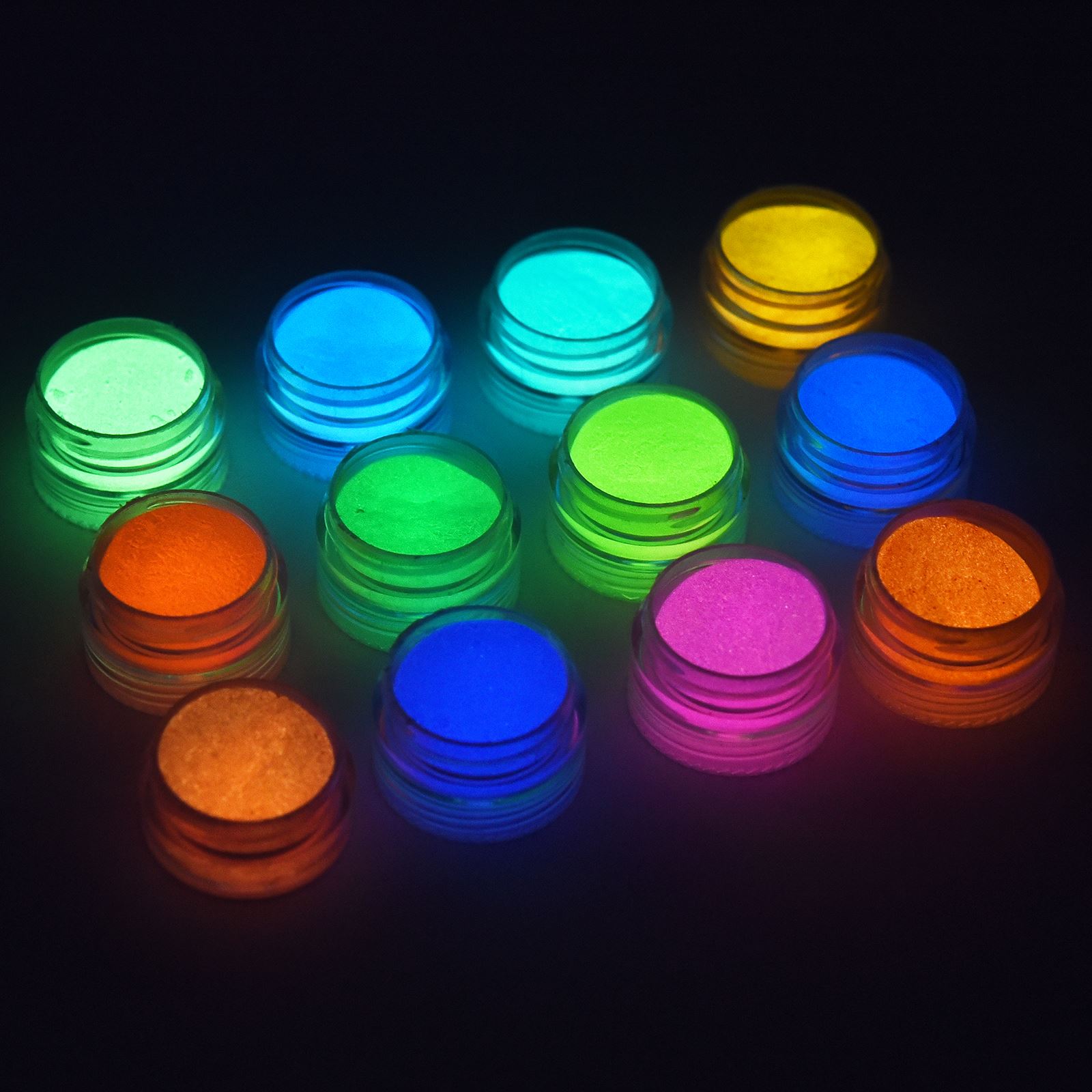 6色/セット夜光パウダー樹脂顔料暗闇で光るパウダーDIY U - Resin Pigment Powder のレビューと価格