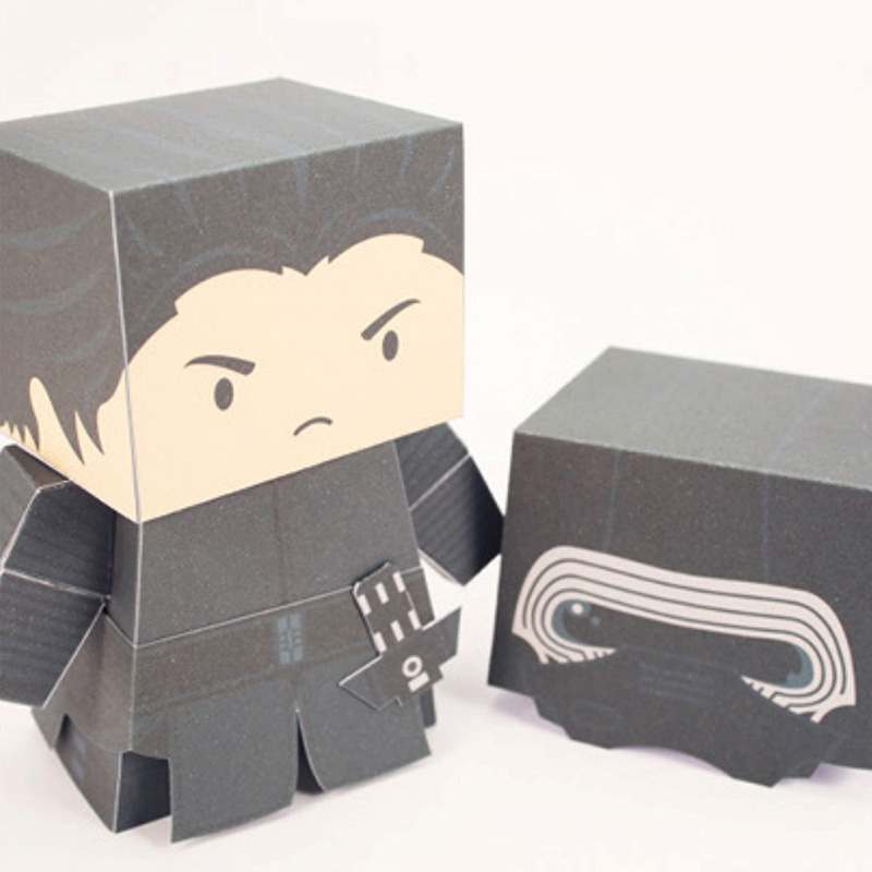 子供と大人のための紙のミニ3Dキューブ,手作りの紙のフィギュ - Art Craft Center のレビューと価格