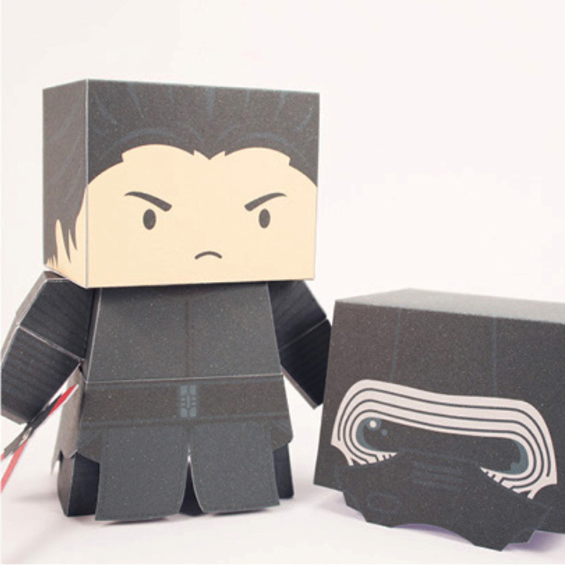 子供と大人のための紙のミニ3Dキューブ,手作りの紙のフィギュ - Art Craft Center のレビューと価格