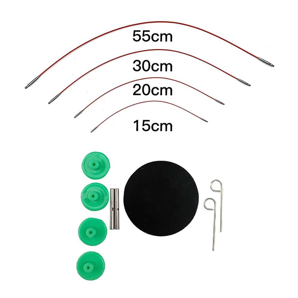 12組交換可能な丸針セット ミニショート5.5cm 取り外し - Knitting Needle Circular のレビューと価格