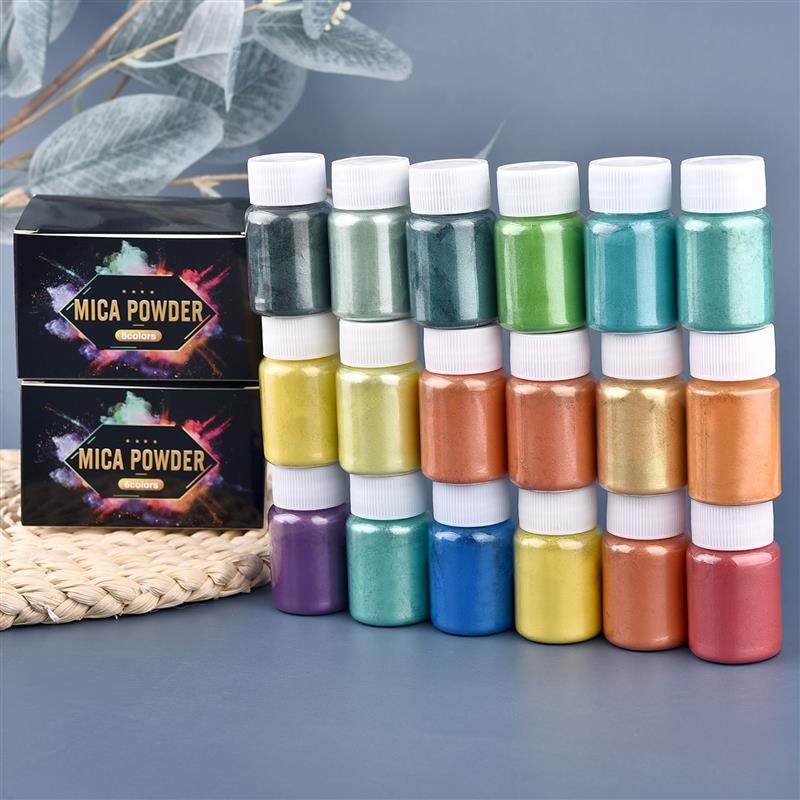 6 個セットエポキシ樹脂染料マイカパウダー粉末顔料セット樹脂 - Resin Pigment Powder のレビューと価格