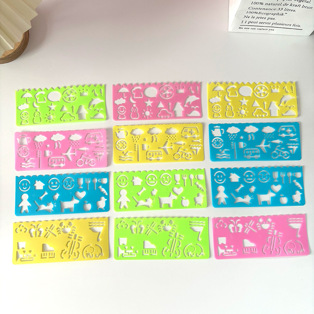 幾何学スピログラフ描画ステンシルセット絵画テンプレート定規ア - Art Craft 6 Year Old のレビューと価格